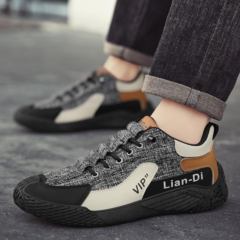 2025 autumn new men's casual single shoes trend men's shoes British style sports fashion versatile youth shoes