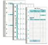 A6 Yaprak Defter İç Sayfa Spiral Ciltli Bütçe Sayfası Haftalık Aylık İç Kağıt Kırtasiye