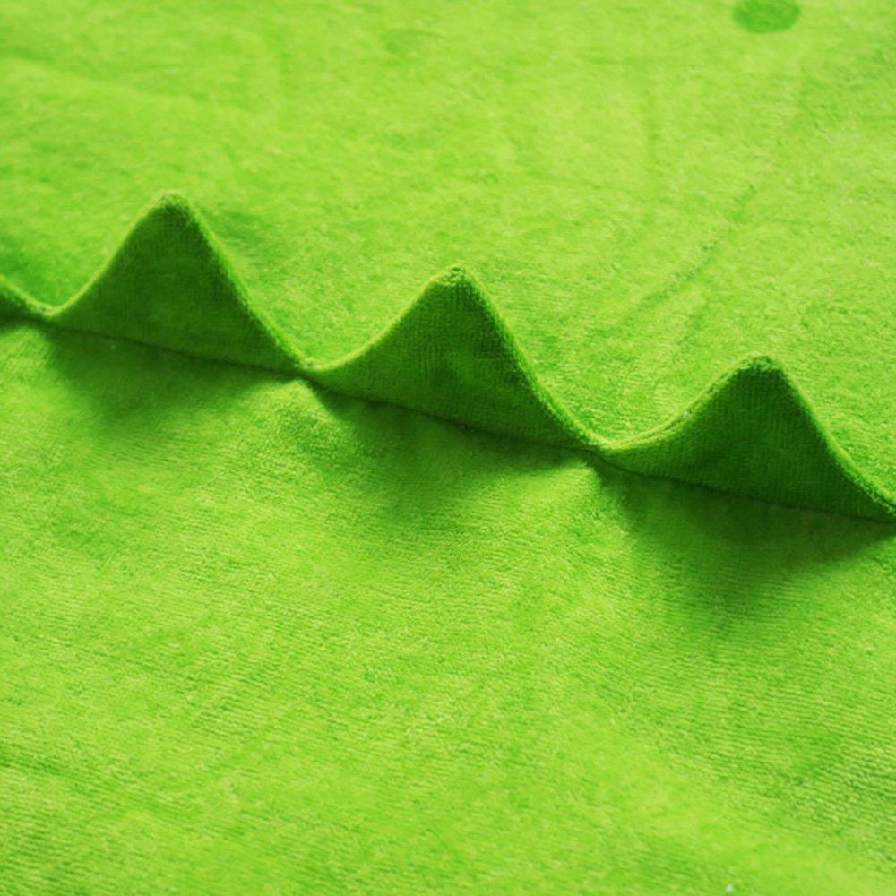 Baby Towel, Dinosaur Hooded Towel, Bath Towel, Kids Bathrobe (Green)