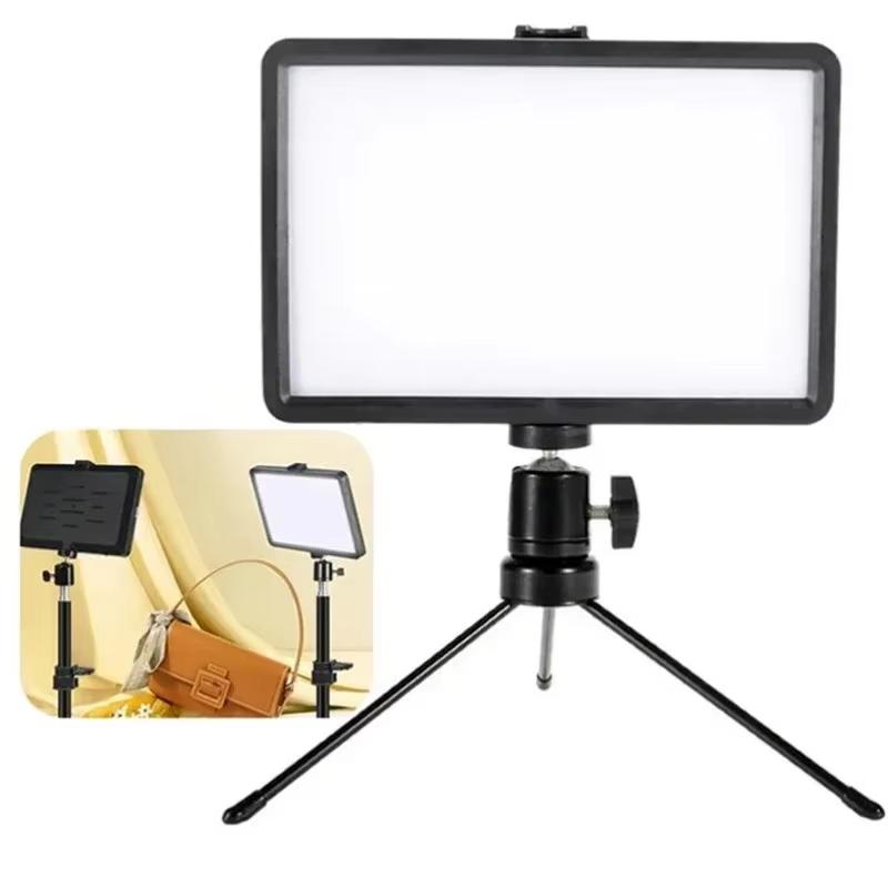 Mini Vlog LED Live Broadcast  Fill Light Selfie Fill Lamps  Photography Professional Small Desk Lighting Spotlight 4 ColorComes