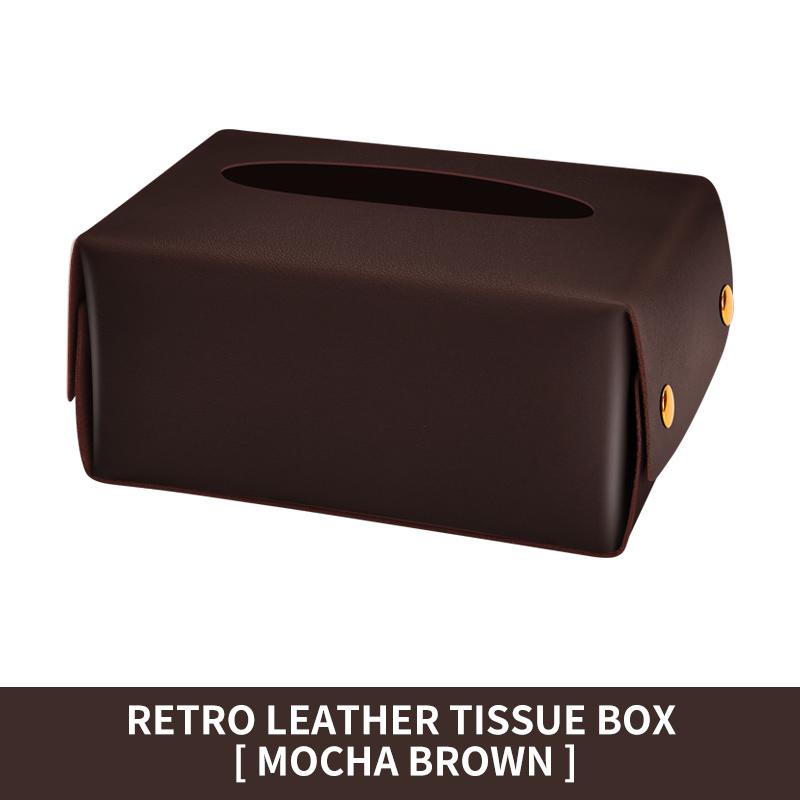 Auto Taschentuchbox hängend Sonnenblende Stuhllehne Armlehnenbox Auto Zeichenbox hängend kreativ Leder Auto Innenausstattung