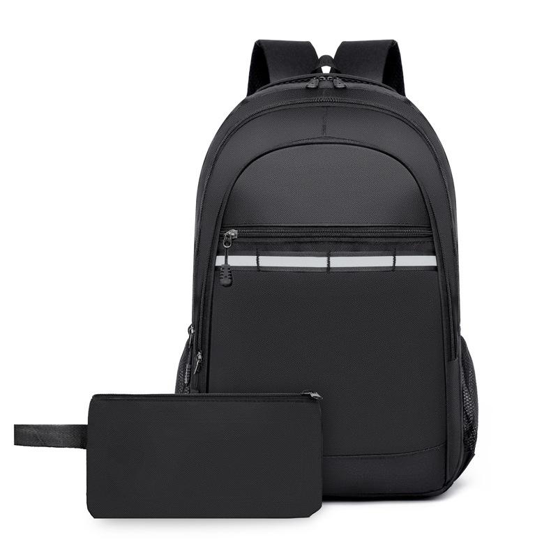 Business Backpack Large Capacity Men's School Bag High School Student Sports Large Capacity Computer Bag Outdoor Backpack Men's Leisure