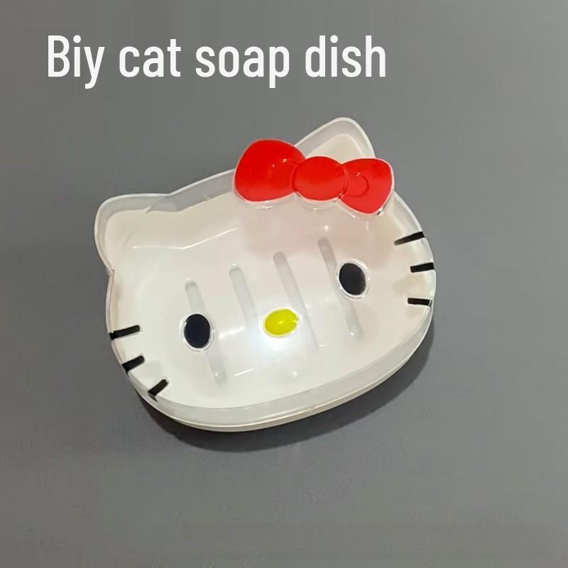 Suction Cup Wall-Mounted Soap Rack: Punch-Free, Creative Drain Design, No Water Accumulation, Home Storage Solution