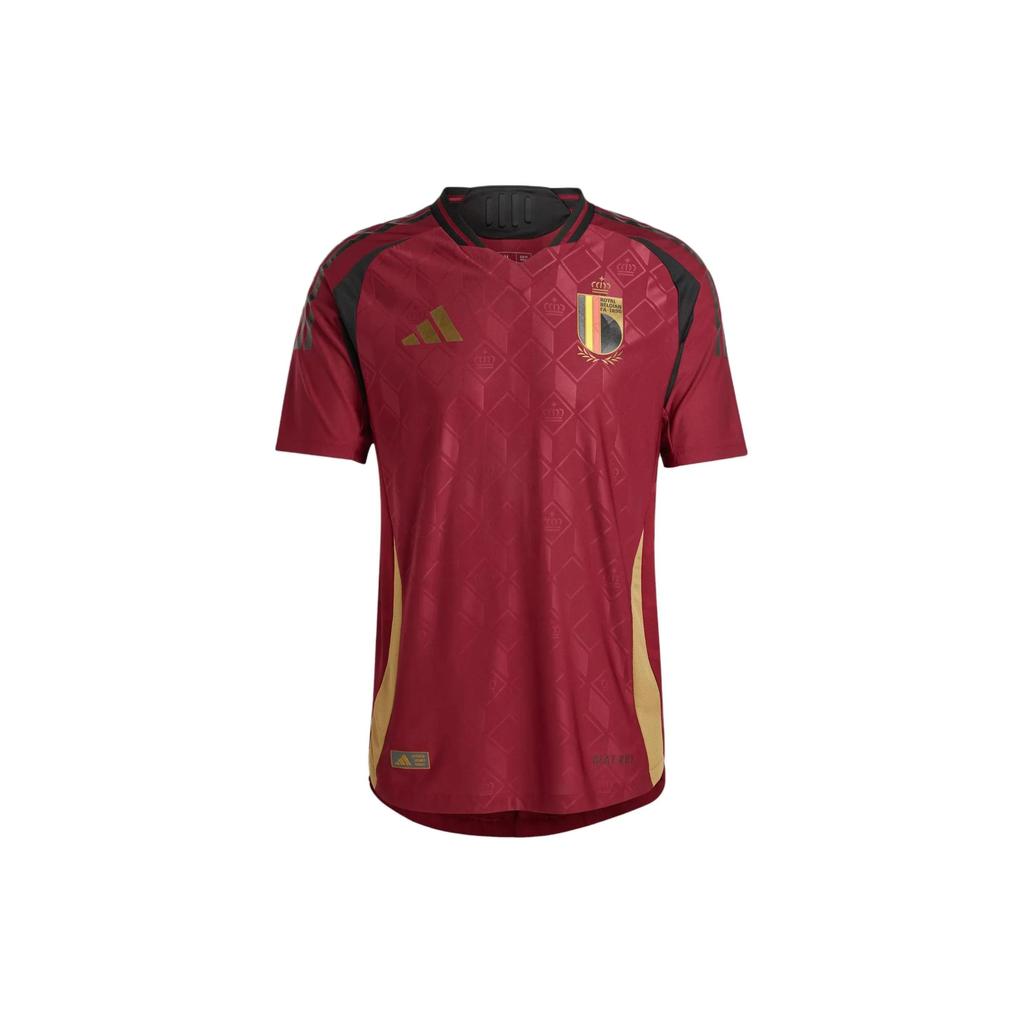 Adidas Belgium National Team Belgium 2024 Home Authentic Jersey Soccer Jersey Player Edition Men's Red (Unisex) Soccer Jerseys IM8440