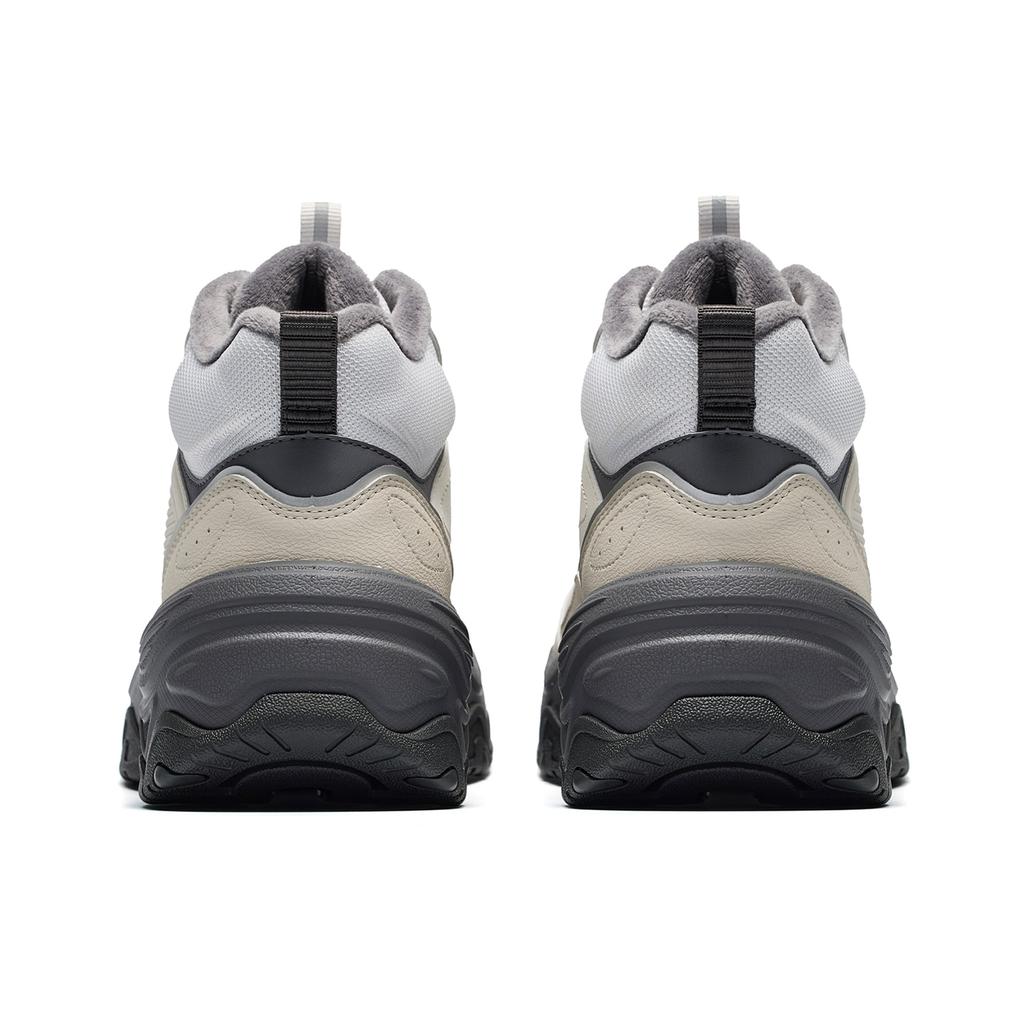 ANTA Life Collection Insulated Shoes Men's High Top Plain Mist Gray/Cumulus Gray/Plain Gray 912648903-1