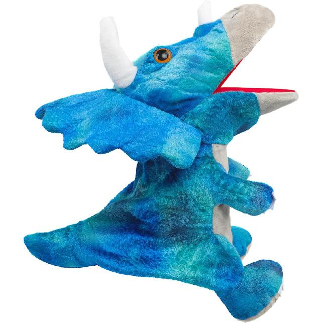 Cute Dinosaur Hand Puppet Funny Plush Stuffed Animal Toy Adults Toddler Huggable Dinosaur Plushies Pretend Play Doll Storytelling Interactive Puppet