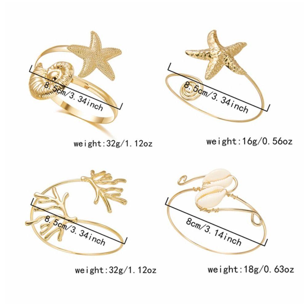 Adjustable Arm Bracelet Boho Beach Jewelry Trendy Arm Bangle  For Women