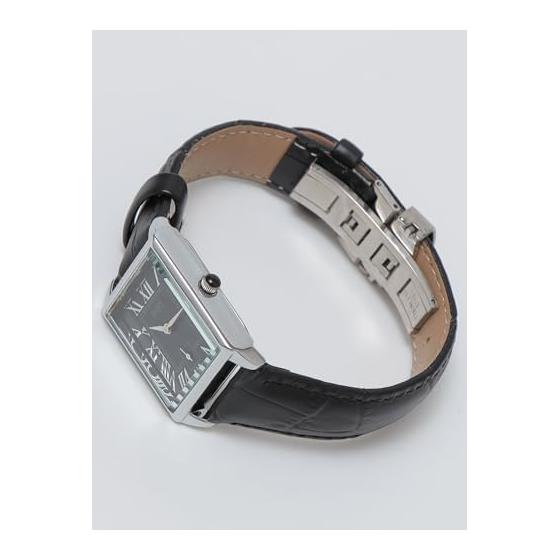 [Ships] SHIPS WEB Advance Square D Buckle Watch Men's 110300017 Silver ONE SIZE