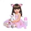 55cm Realistic Reborn Baby Girl Doll - Princess Dress-up Toy, Perfect Birthday Gift