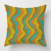 Home Decor Vibrant Geometric & Swirl Pattern Pillow Covers Pattern Cushion Cover Suitable For Sofa Bedroom Car Pillow Cover