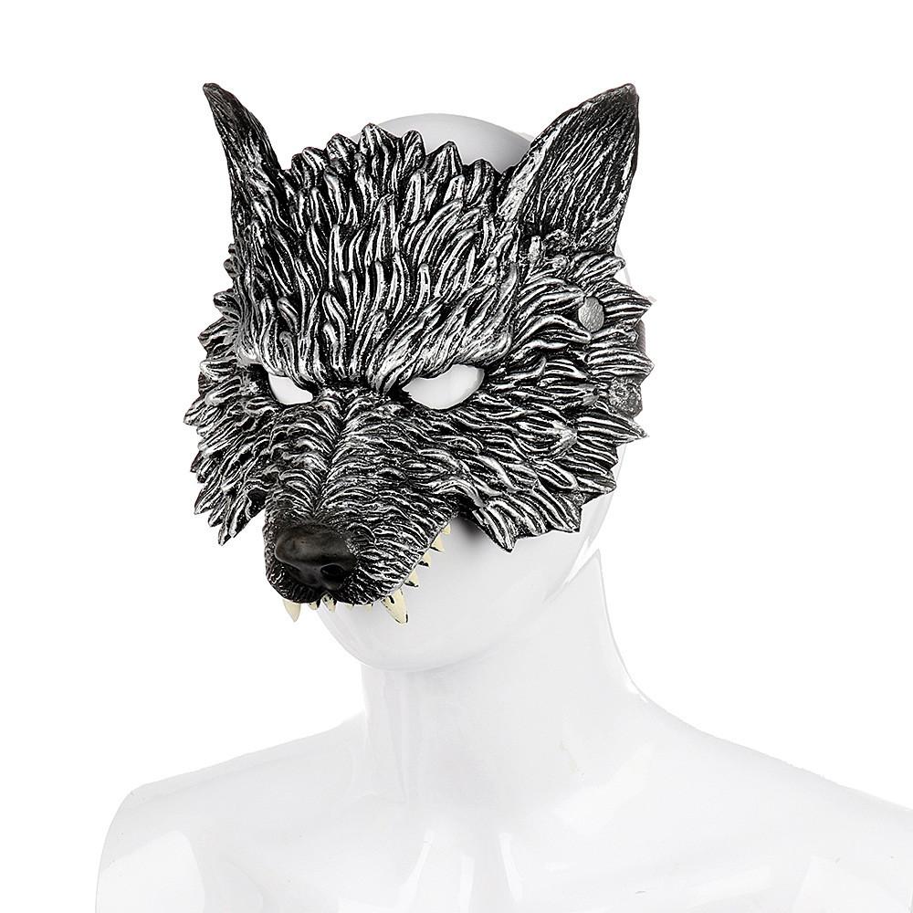 Rp Wolf Mask Halloween Costume Prop With Foam Material For Cosplay And Parties
