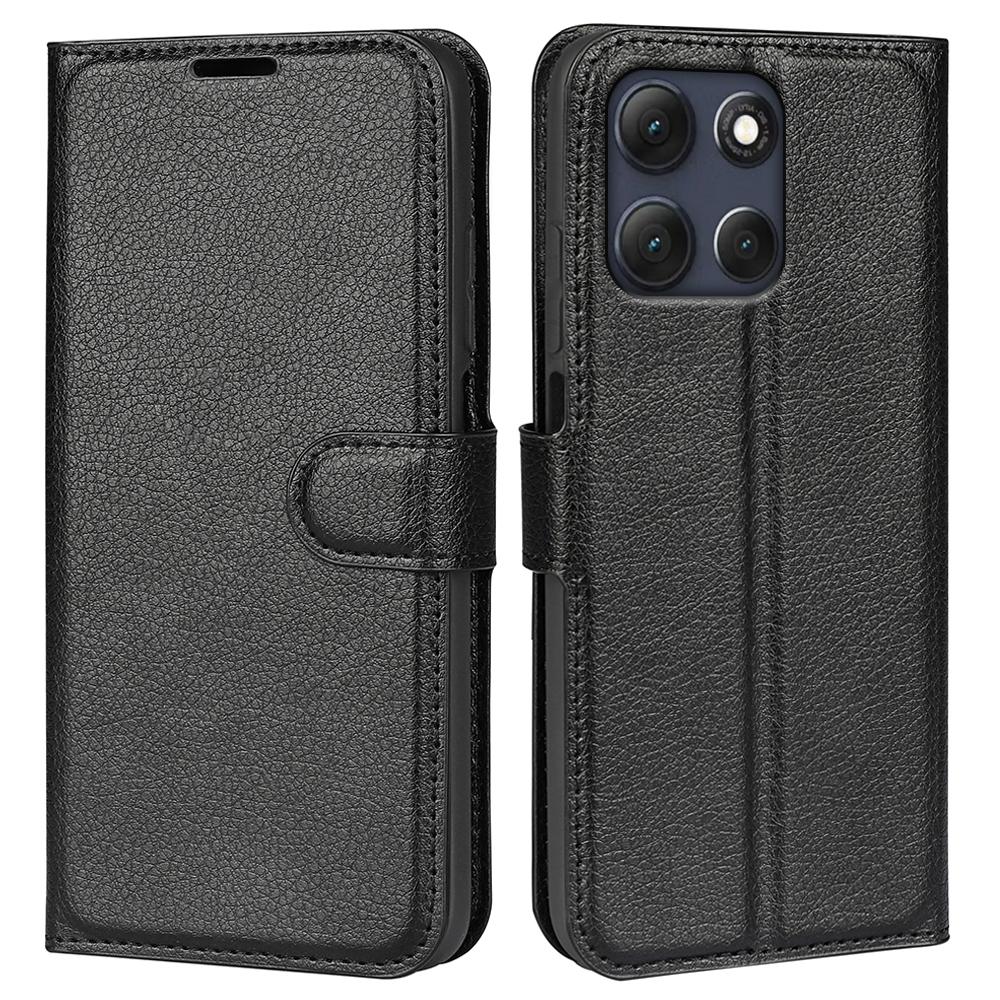 For Motorola Moto G86 Power 5G Case Litchi Texture Shockproof Leather Wallet Phone Cover