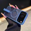 Luxury Matte Metal Ring Magnetic Stand Holder Case For iPhone 17 Pro Max 16 15 14 13 12 11 17Air Transparent Wrist Strap Cover