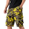 Pantaloncini Cargo Mimetici da Uomo con Vita Coulisse e Tasche Multiple Leggeri Resistenti Pantaloni da Lavoro per Esterno