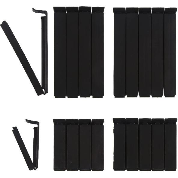 DIYASY Food Bag Clips,30 Pack Plastic Snack Sealing Clip for Food Storage & Packages Assorted Sizes