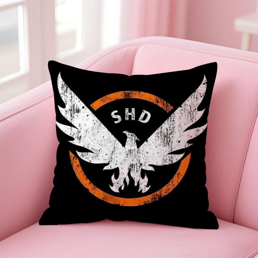 Tom Clancys The Divisions Cushion Cover Comfortable Reversible Pillow Cover Ideal For Car Sofa Bedroom & Beyond
