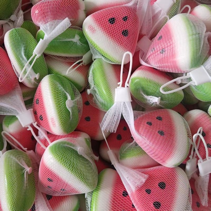 Squishy Watermeloen Fidget Speelgoed Anti Stress Langzaam Rijzend Fruit Knijpspeelgoed 1STuks Sensorisch Speelgoed voor ADHD Angstverlichting