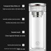 FUGUANG Double Wall Borosilicate Glass Tea Infuser Bottle