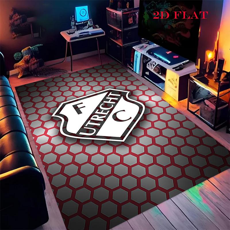 

FC Utrecht Carpet Rug for Living Room Bedroom Home Sofa Decoration,Kids play Nonslip Floor Mat 40x60cm( 15x23in )