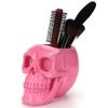 Skull Pen & Pencil Holder Skeleton Key Holder Makeup Brush Holder Flower Pot Home Office Desk Supplies Organizer Accessory