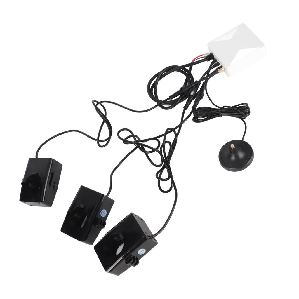 WiFi Energy Meter 3 Phase APP Real Time Monitoring Smart Energy Monitor with 3 Pcs 500A Circuit Level Sensor 100‑240V