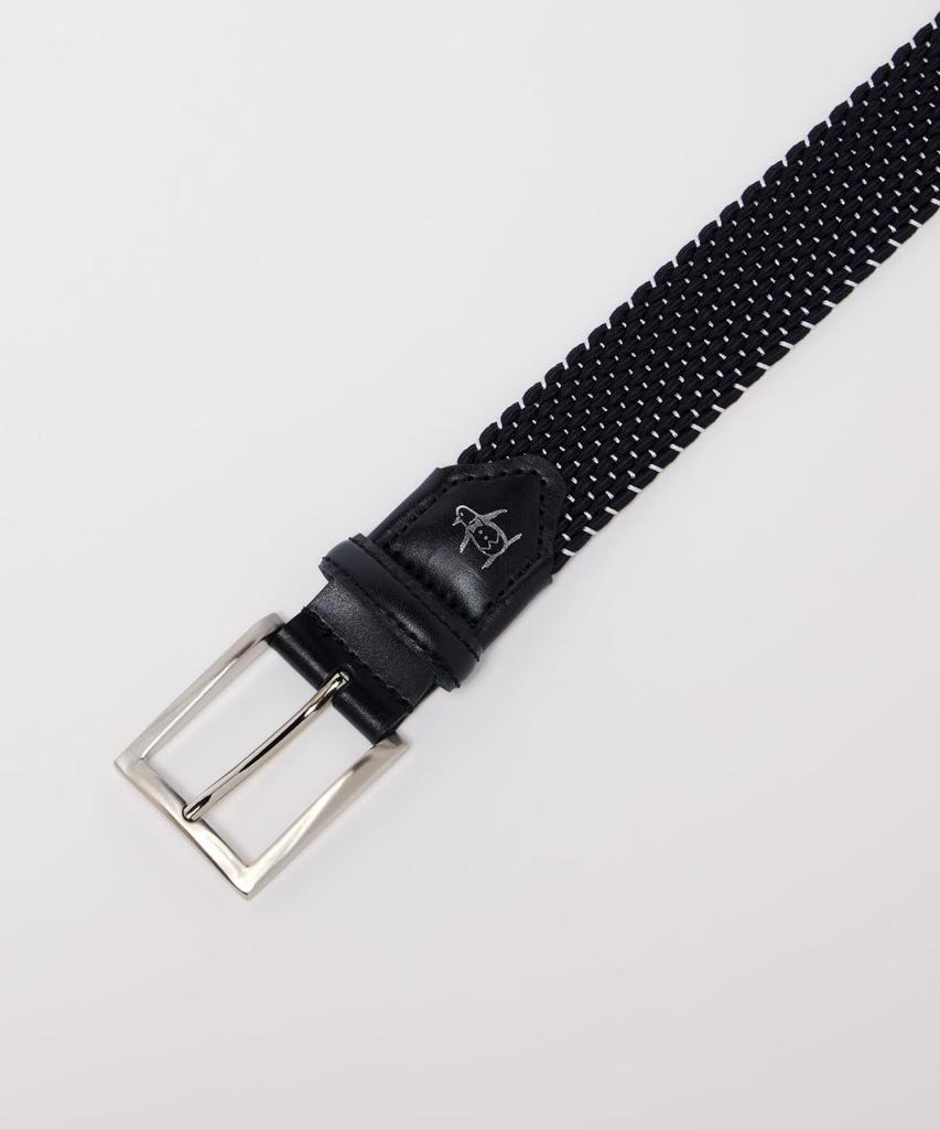[Munsingwear] Belt, Elastic Mesh, Stretch Fit, Made In Japan, Golf, MG5FBL03M, Men's, BK00 (Black) F