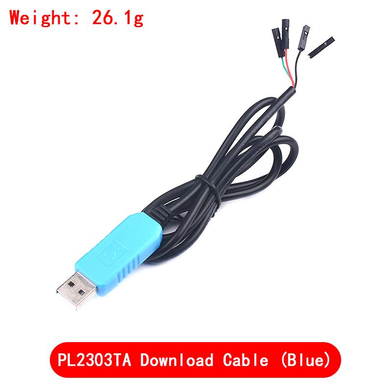 PL2303 PL2303HX/PL2303TA USB To RS232 TTL Converter Adapter Module with Dust-proof Cover PL2303HX for Arduino Download Cable