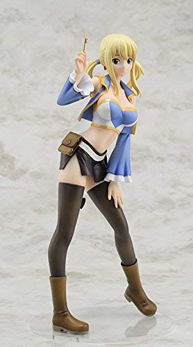 HobbyJAPAN Fairy Tail Lucy Heartfilia Figure Pink Brown and Blue
