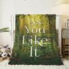 As You Like It Throw Lightweight 240g Flannel Blanket Soft Skin-friendly for Summer Cooling