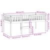 Children s Bed without Mattress White 90x190 cm Solid Pine Wood