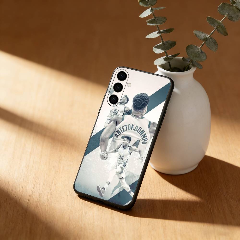 Basketball Greek Freak G-Giannis Phone Case For Samsung Galaxy A20,21s,22,31,32,52,53,72,73,80,91 Soft Black Shell