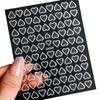 Hollow Love Nail Art Sticker Solid Color Simple Love Valentine'S Day Ladies Nail Decoration Sticker