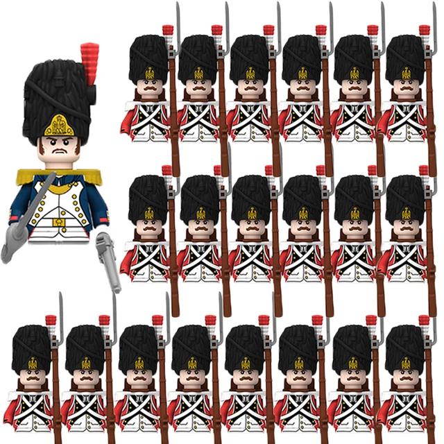 Kids Building Blocks Toy Napoleonic Wars Military WW2 Mini Dolls Soldier Duke Medieval Knights Officer Model Toy wholesale store