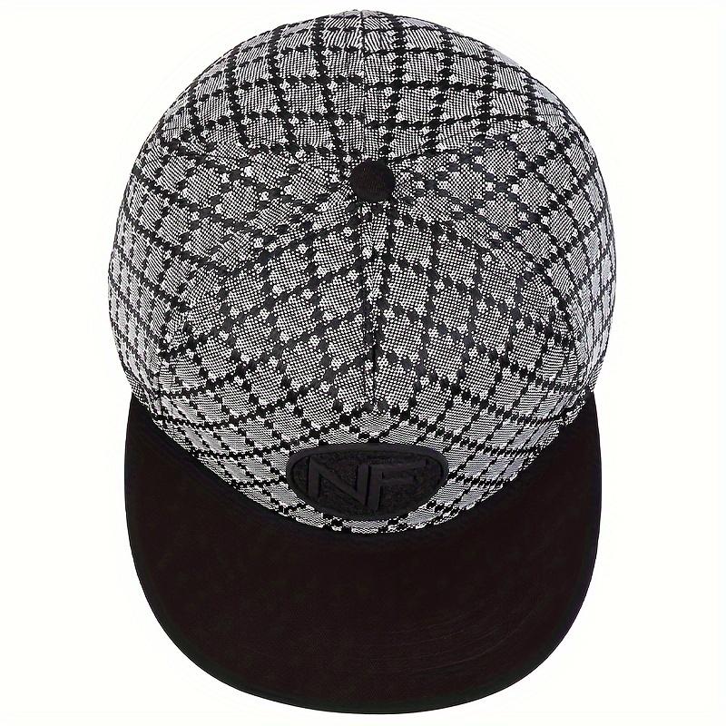 Unisex NF Letter Embroidery Hip-Hop Hats Spring and Autumn Outdoor Adjustable Casual Baseball Caps Sunscreen Hat