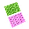 2Pcs/Set 45 Holes Silicone Mold+Dropper Set Chocolate Gummy Candy Cake Pudding Ice Cube Maker