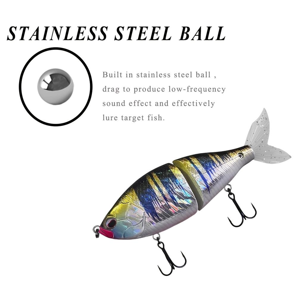 1pc 14.5cm 57g Slow Sinking Lure Multi-Section, Two-Segment Imitation Hard Bait