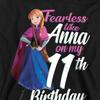 Frozen Childrens/Kids Fearless Like Anna Heather Pullover Hoodie