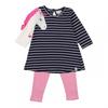 Lilly & Sid Baby Girls Unicorn 3/4 Sleeve Co-ord Set