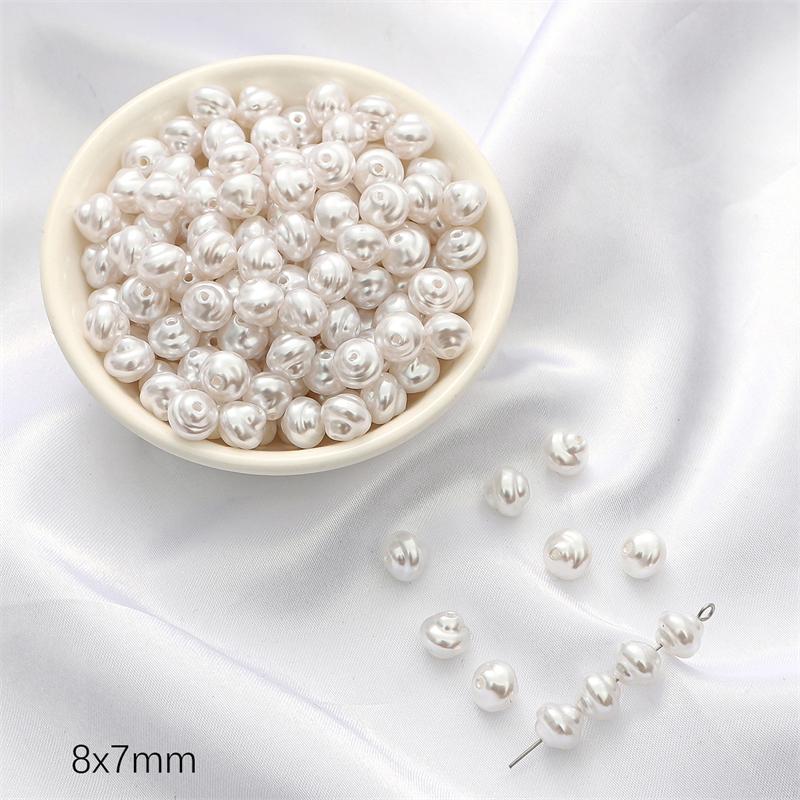 Irregular ABS Imitation Pearls Beads Acrylic Loose Beads for Jewelry Making DIY Necklace Earrings Hairclip Bracelet Necklace
