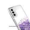 Samsung S21FE Heart-Shaped Glitter Liquid Phone Case with Flowing Sand Design for S22 PRO
