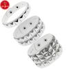 European & American Punk Street Style Rivet Leather Couple Bracelet for Nightclubs