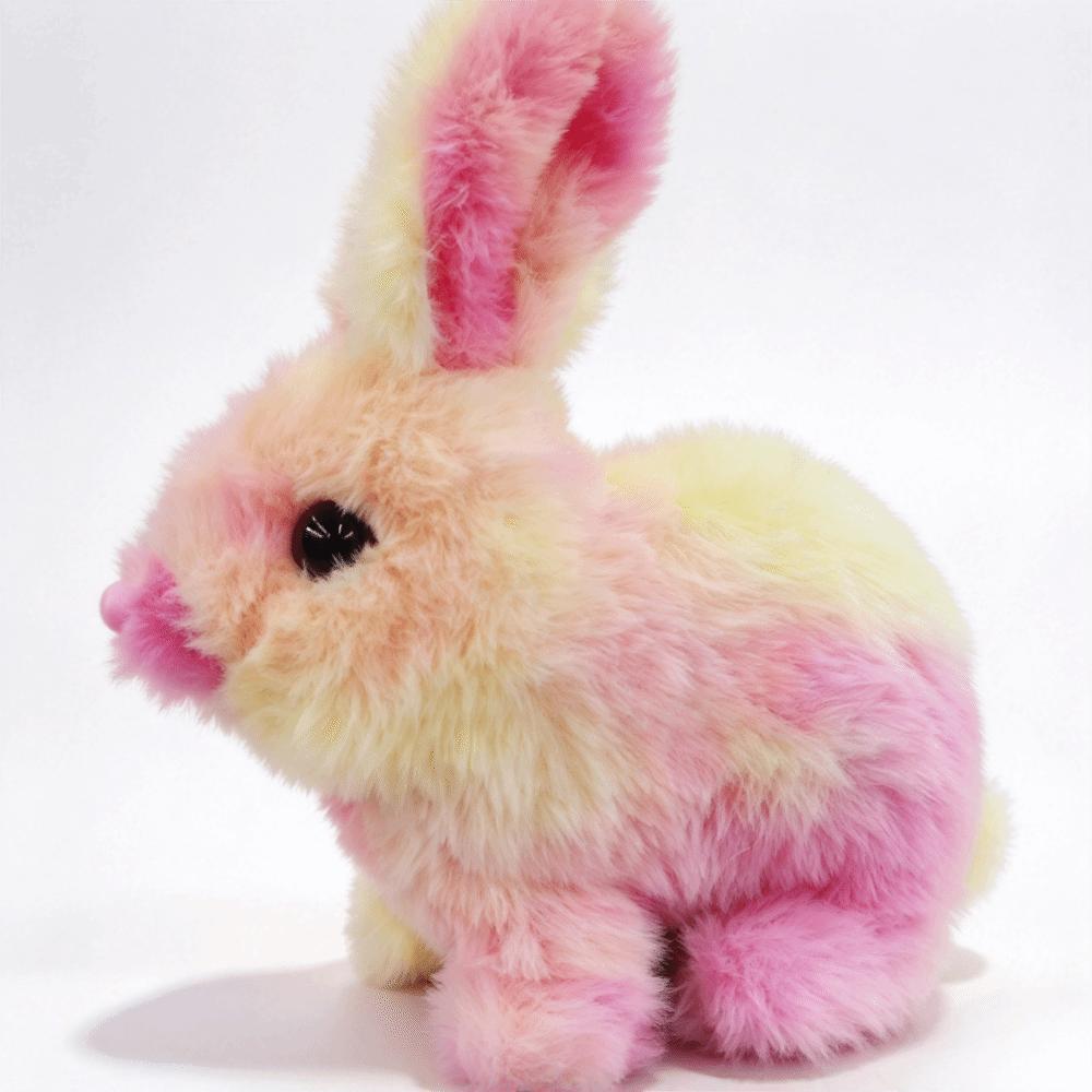 Wag Tail Electric Bunny Plush Walking Wiggle Ears Interactive Plush Toy Birthday Gifts