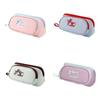 Bowknot Magnetic Bow Pen Bag Triangle Pencil Bag Makeup Bag Pencil Case  Women