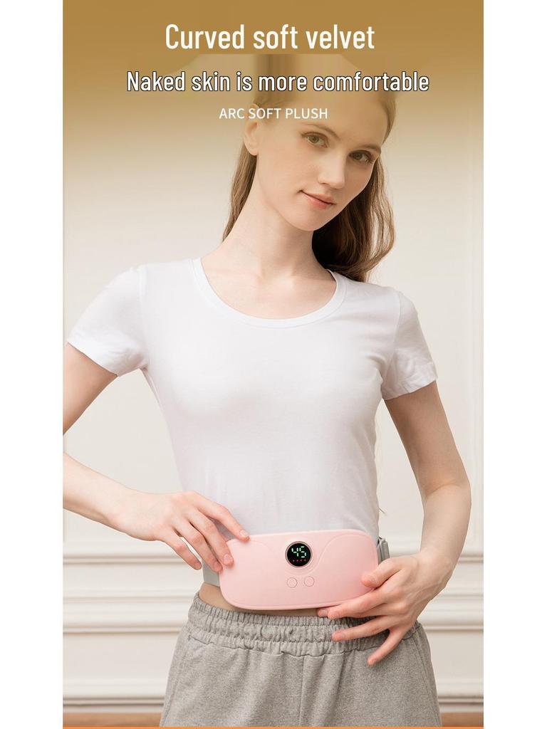 Intelligent Heating Menstrual Relief Belt: Vibration, Hot Compress, Abdomen Massager, and Waist Support for Women