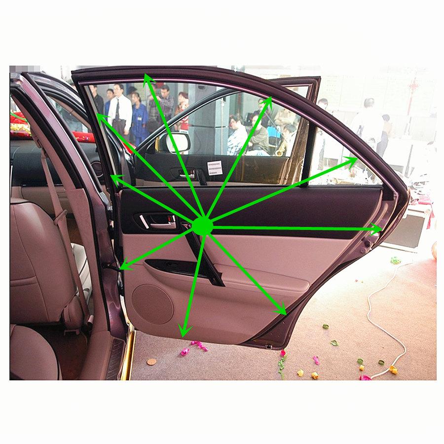 Akcesoria samochodowe uszczelka gumowa drzwi nadwozia dla Mazda 6 2002-2008 GG GJ6A-59-760