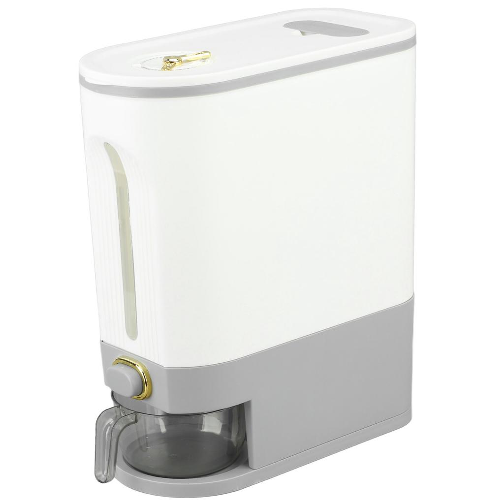 Reisspender Transparent Versiegelt Drucktyp Getreidelagerbox Reisaufbewahrungsbehälter für die Küche