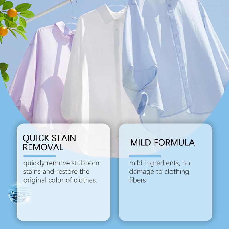 Laundry Stain Remover Spray And Odor Eliminator Enzyme Powered, Removes Coffee, Grease, Makeup, Ink, Wine, And All Odors