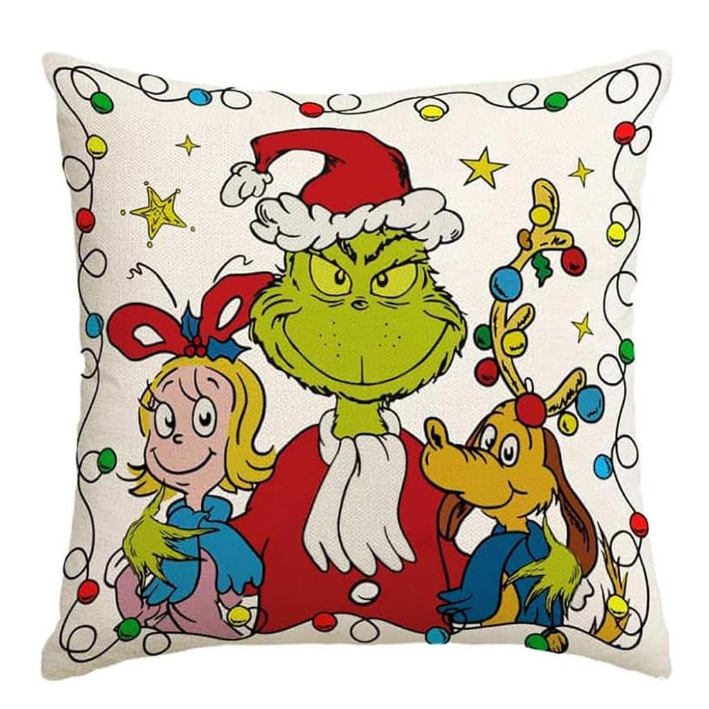 Merry Christmas, Throw Pillow Cover, 18 X 18 Inch, Winter Holiday, Cushion Cover Sofa Decoration, Christmas Decoration
