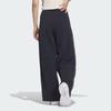 Adidas Originals Collegiate Wide Leg Sweat Joggers Side Opening Button Loose Fit Knitted Sports Pants Women Bottoms Deep-Navy-Blue JD6371