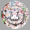 50 Cute Cartoon Cow Decorative Stickers for Scooters, Luggage, Refrigerators, and Stationery
